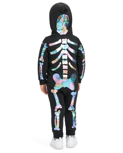 Toddler Boy's Iridescent Skeleton Costume