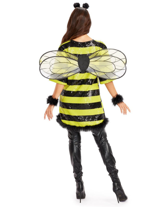 Sequined Bee Costume Dress