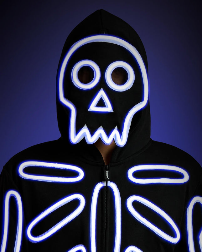 Matching Neon LED Skeleton Family Costumes
