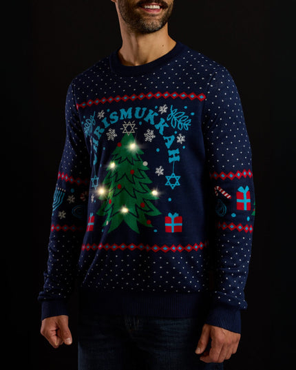 Men's Chrismukkah Light Up Sweater