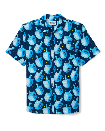 Men's Dreidel Delight Button Down Shirt