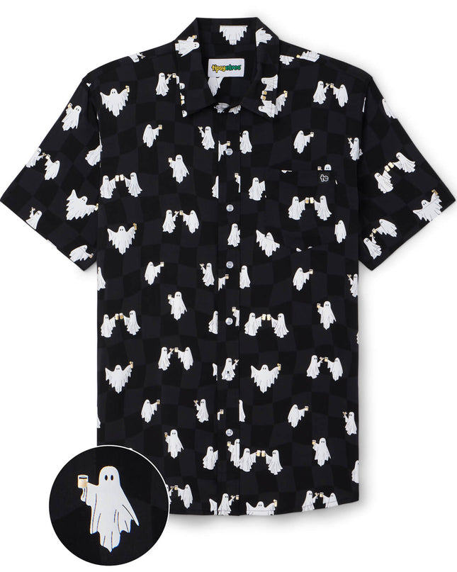Men's BOOze Ghost Button Down Shirt
