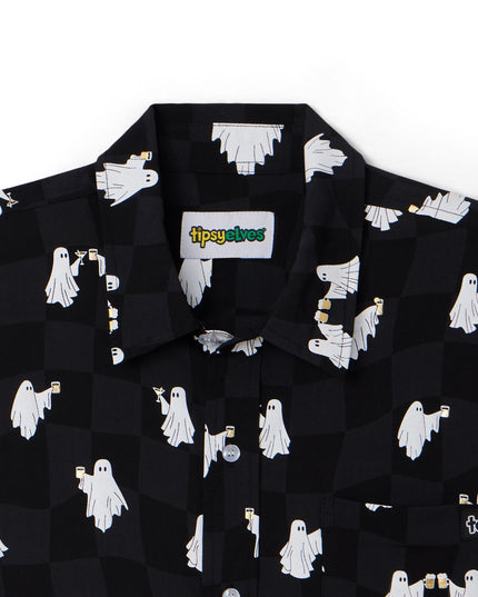 Men's BOOze Ghost Button Down Shirt