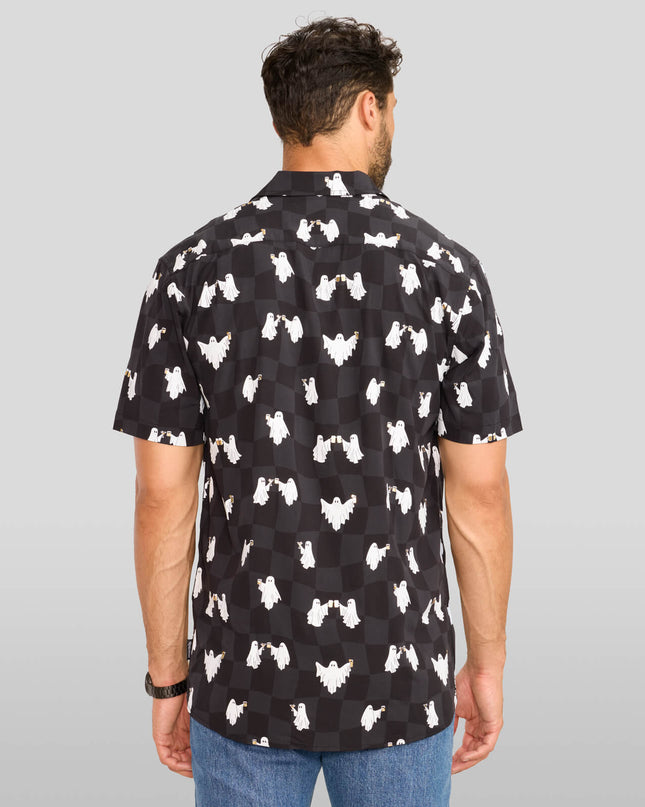 Men's BOOze Ghost Button Down Shirt