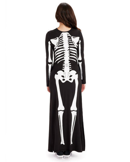 Pregnant Skeleton Maternity Costume Dress