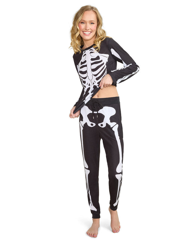 Women's Skeleton Pajama Set