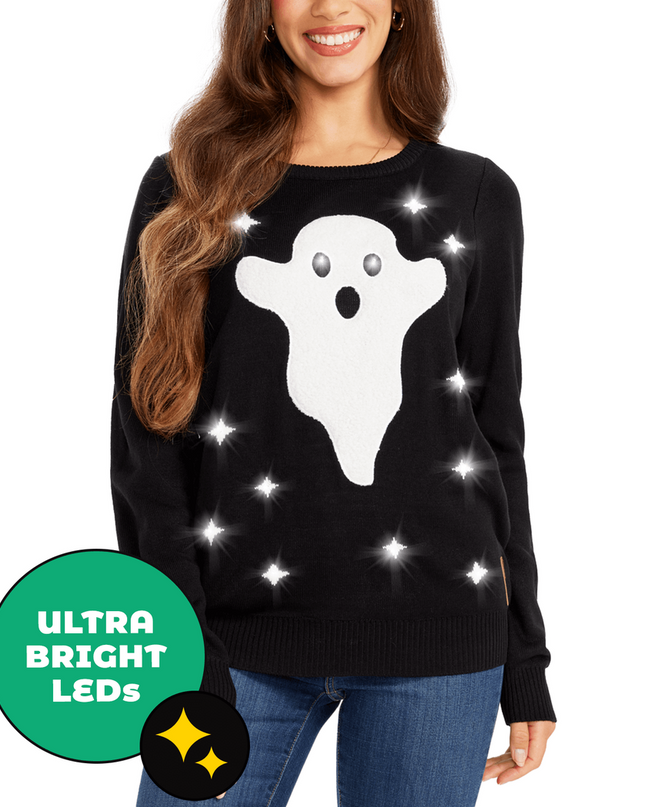 Women's Ghost Light Up Sweater
