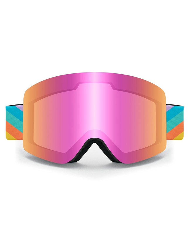 Retro Rainbow APRES Snow Goggles