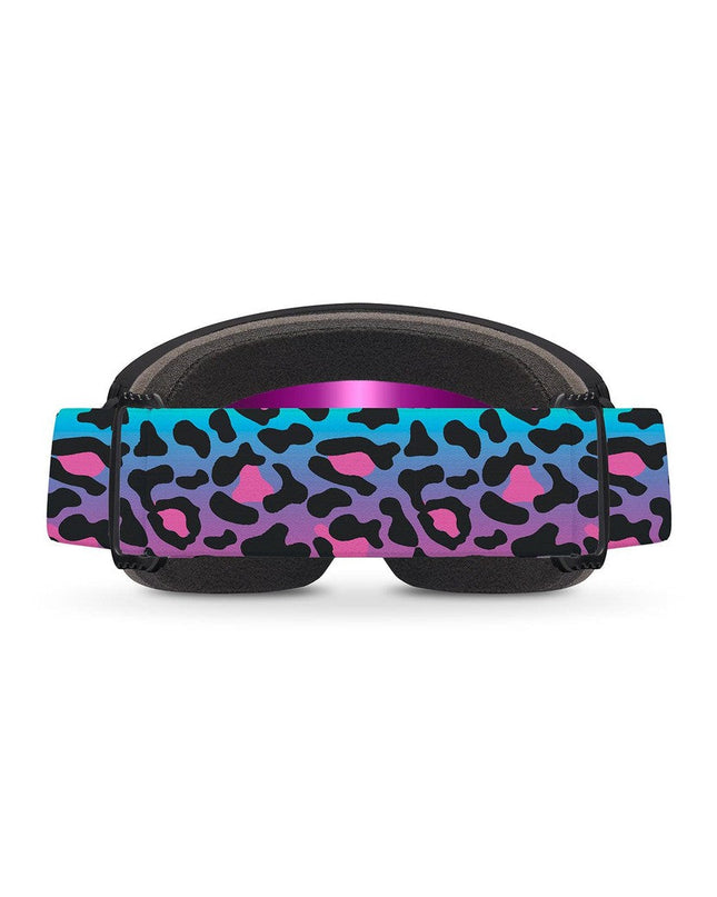 90's Leopard CASCADE Snow Goggles