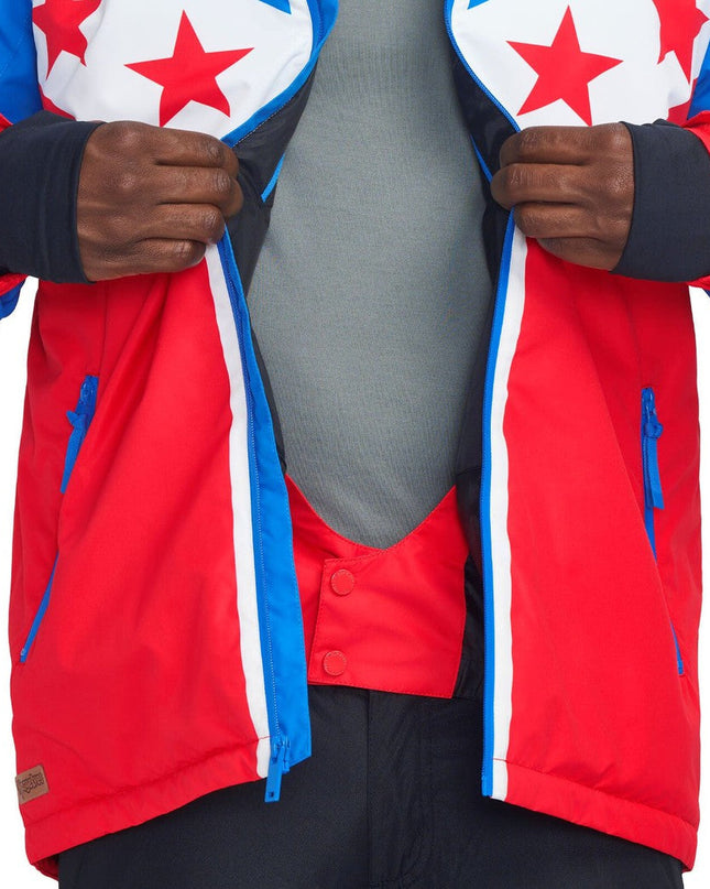 Men's Rockets Red Shred Ski Jacket