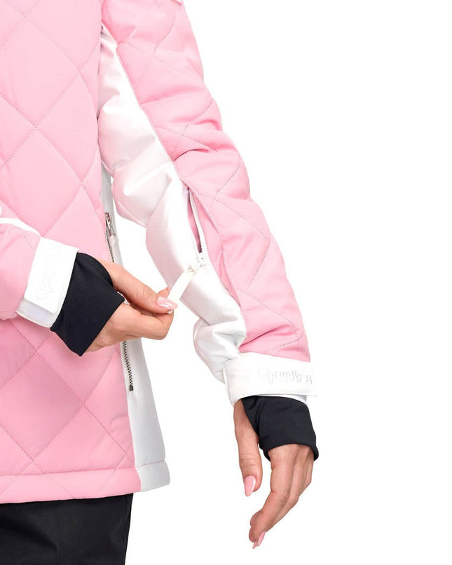 Women's Powder Pink Snow Jacket
