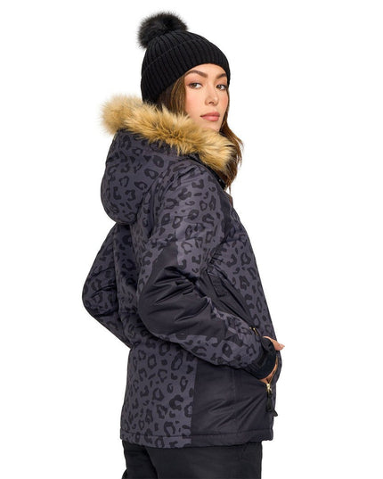 Women's Midnight Leopard Ski Jacket