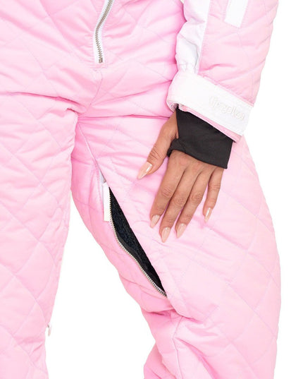 Women's Powder Pink Ski Suit
