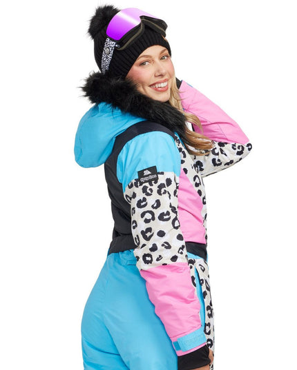 Women's Snow Leopard Ski Suit