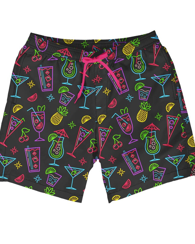 Neon Nightcap Stretch Swim Trunks - 7.5" Inseam