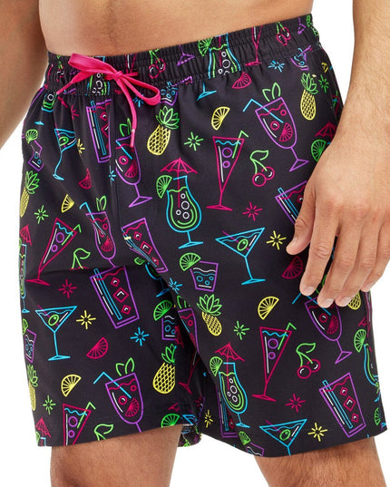 Neon Nightcap Stretch Swim Trunks - 7.5" Inseam