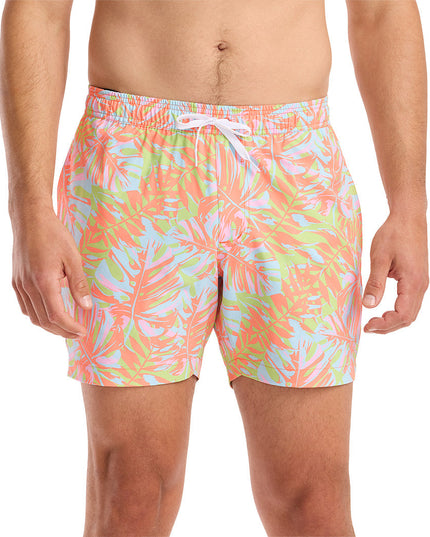 Leaf Luster Stretch Swim Trunks - 6" Inseam
