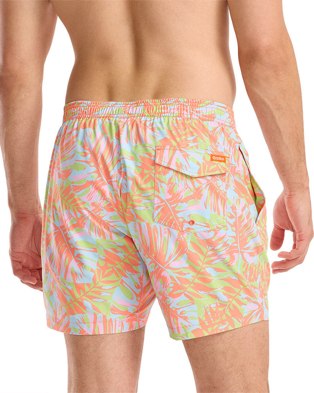 Leaf Luster Stretch Swim Trunks - 6" Inseam