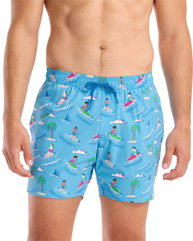 Aquaholic Stretch Swim Trunks - 6" Inseam