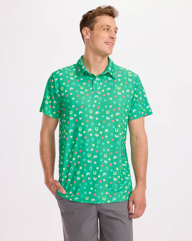 Men's Lucky Charmer Golf Polo