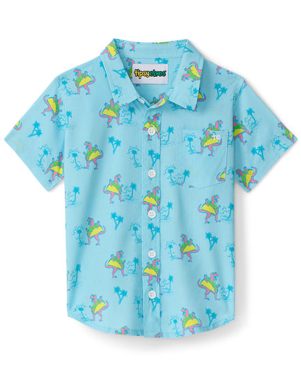 Toddler Boy's Tacosaurus Hawaiian Shirt