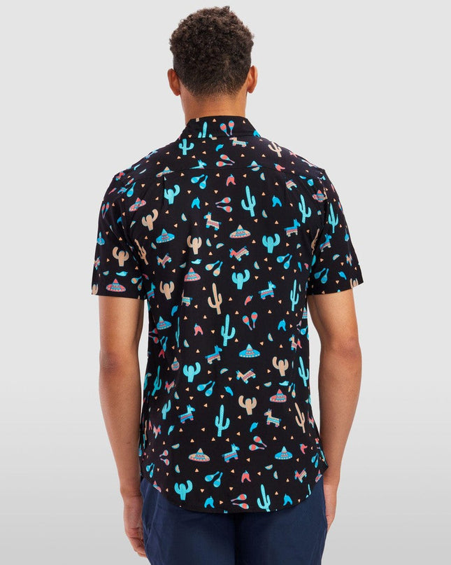Men's Midnight Fiesta Hawaiian Shirt
