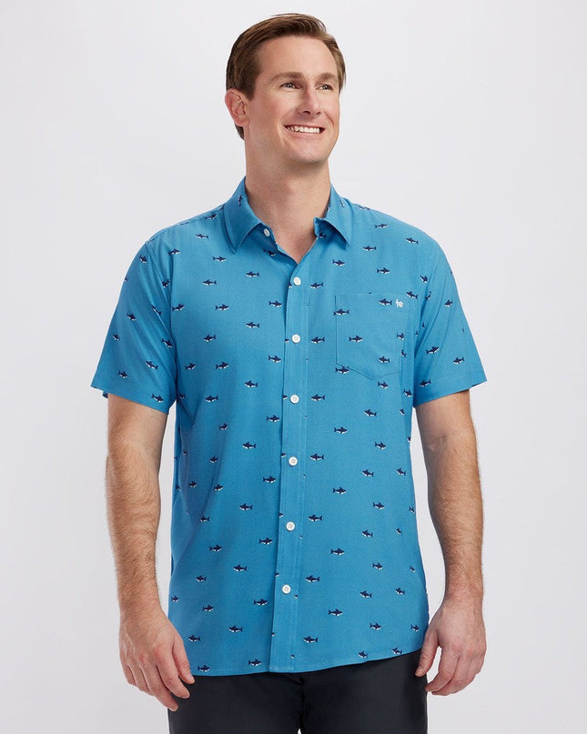 Men's Deep Blue Sea Hawaiian Shirt