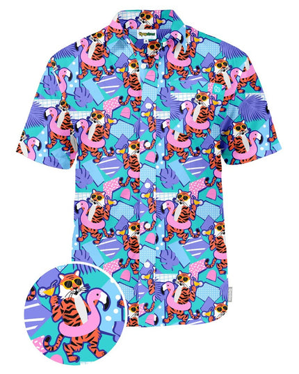 Men's Cool Cats Hawaiian Shirt