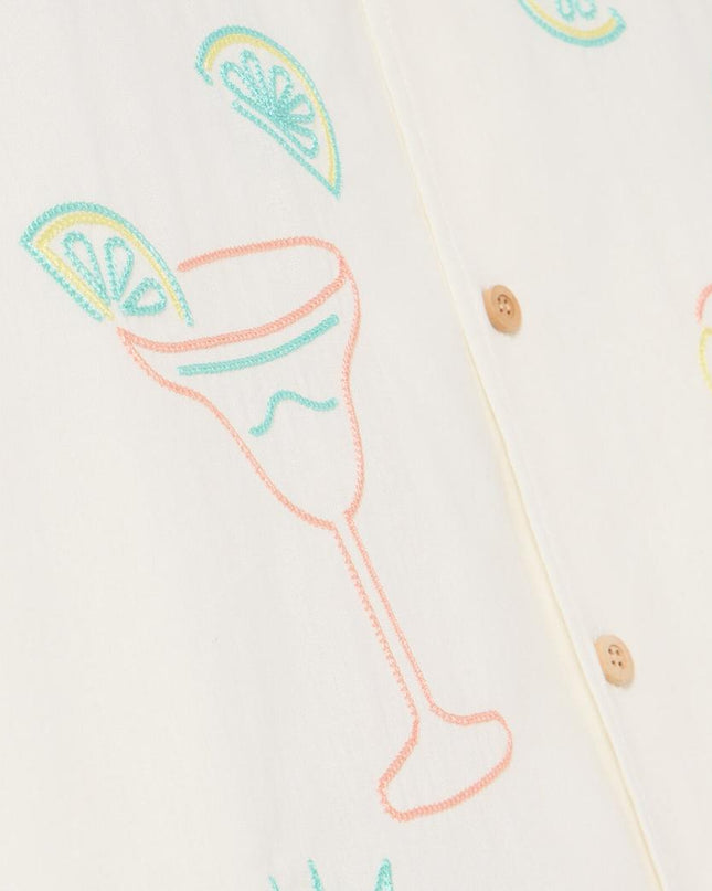 Men's Tequilin' Time Linen Cabana Shirt