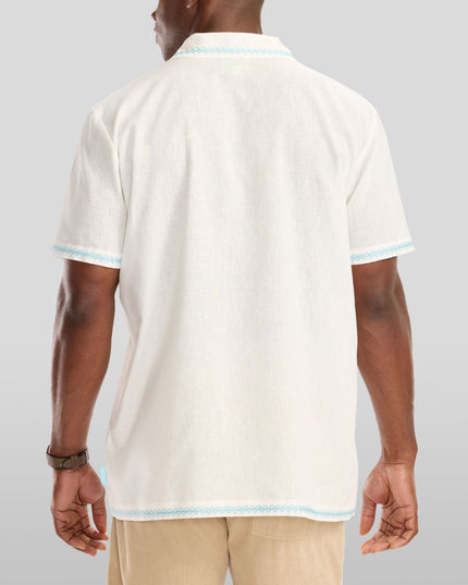 Men's Tequilin' Time Linen Cabana Shirt