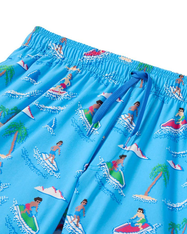 Aquaholic Stretch Swim Trunks - 6" Inseam