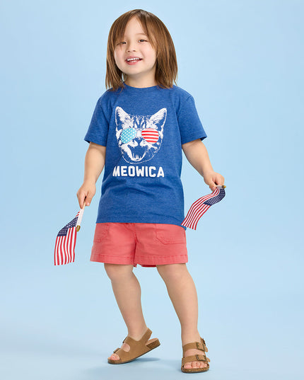 Toddler Boy's Meowica Tee