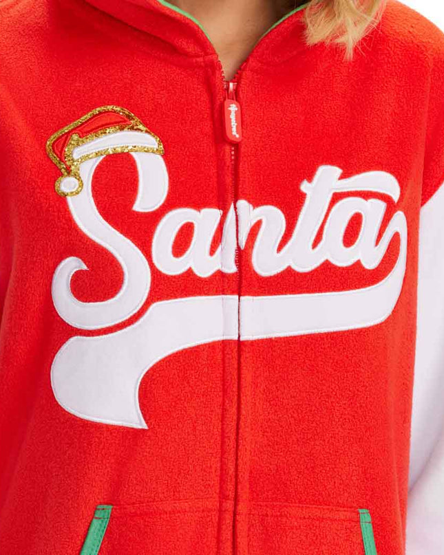 Women's Sporty Santa Jumpsuit