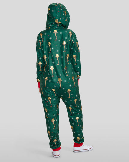 Women's Christmas Story Leg Lamp Jumpsuit