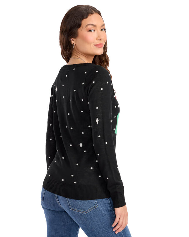 Women's Santa Unicorn Ugly Christmas Sweater