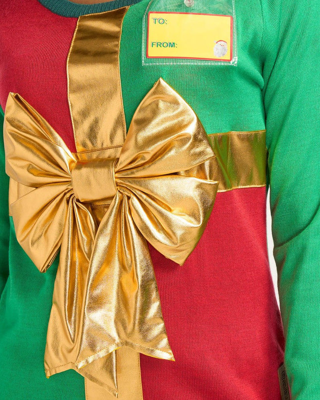 Women's Christmas Present Ugly Christmas Sweater