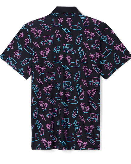 Men's Glowing Game Golf Polo
