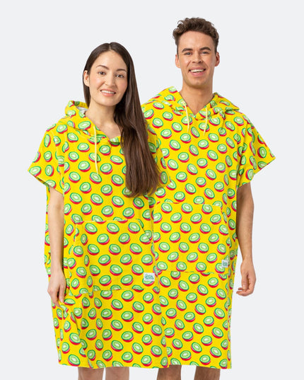 Poncho serviette kiwi tropical
