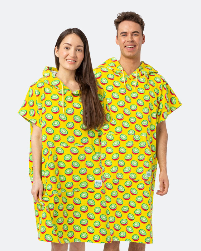 Poncho serviette kiwi tropical