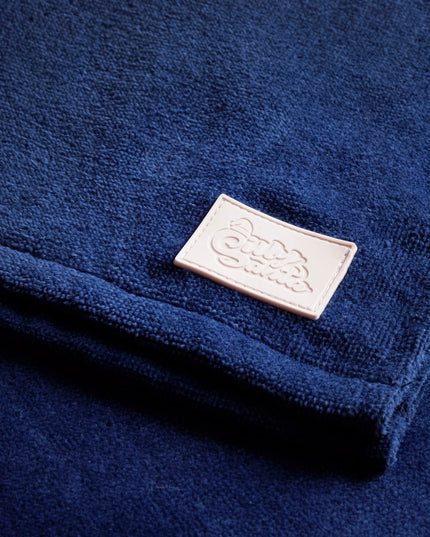 Poncho serviette marine pour enfants