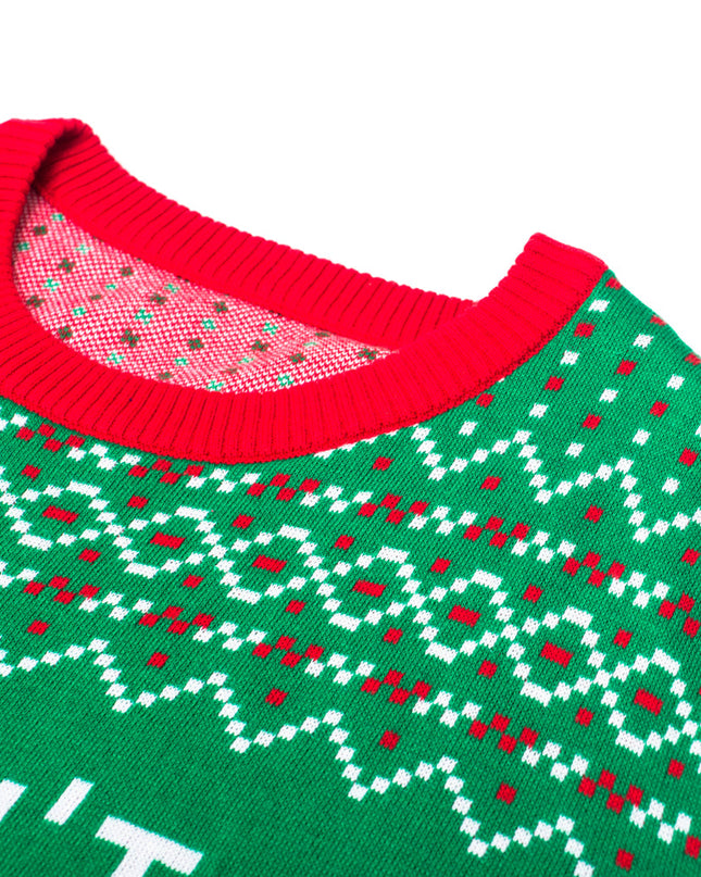 Todd et Margo Tapis Pull de Noël moche tricoté mouillé