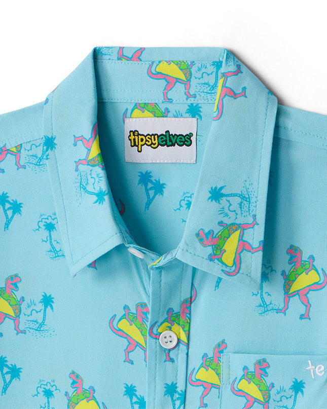 Boy's Tacosaurus Hawaiian Shirt