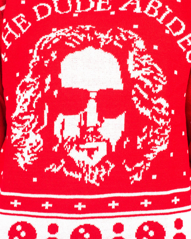 Le Grand Lebowski, Le Dude Abides, Pull de Noël moche