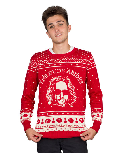 Le Grand Lebowski, Le Dude Abides, Pull de Noël moche