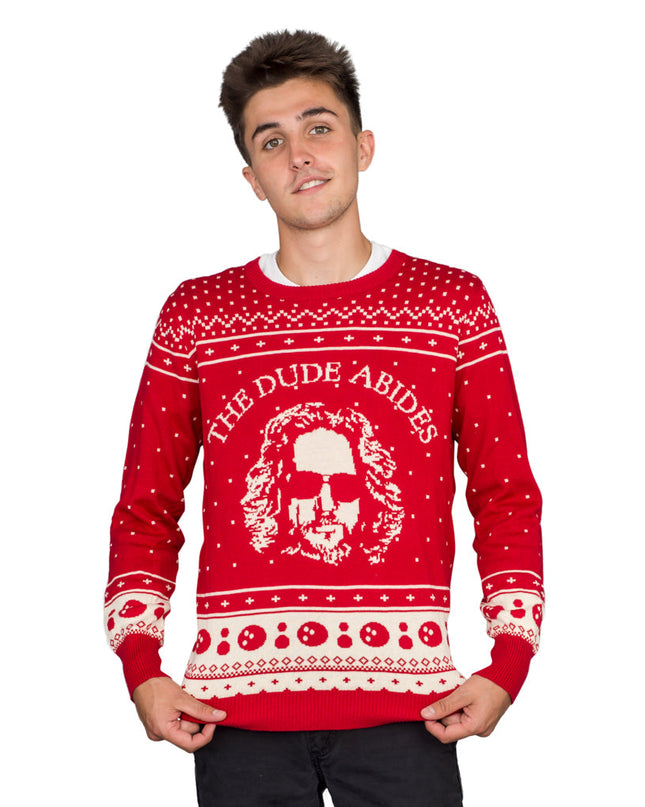Le Grand Lebowski, Le Dude Abides, Pull de Noël moche