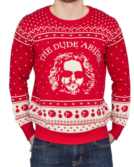 Le Grand Lebowski, Le Dude Abides, Pull de Noël moche