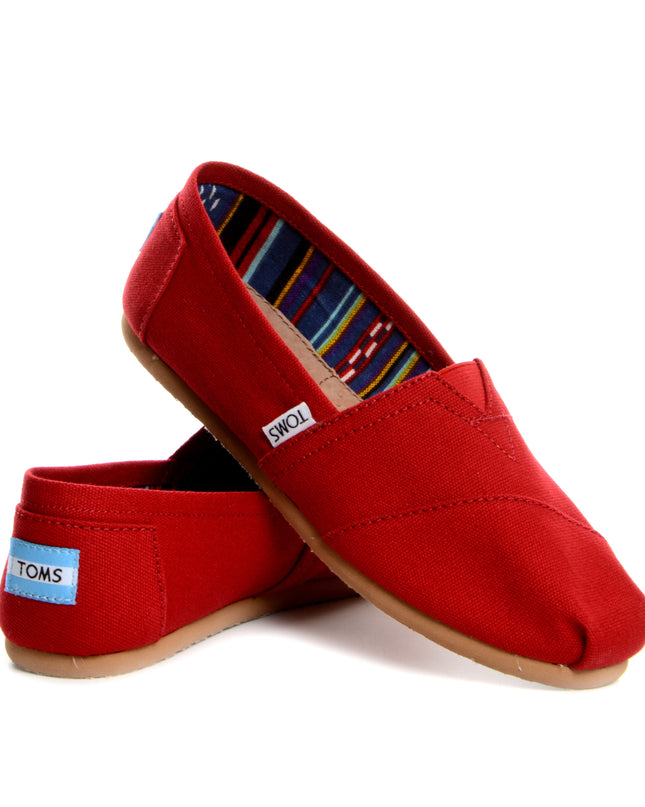 Pantoufles rouges TOMS Classic -