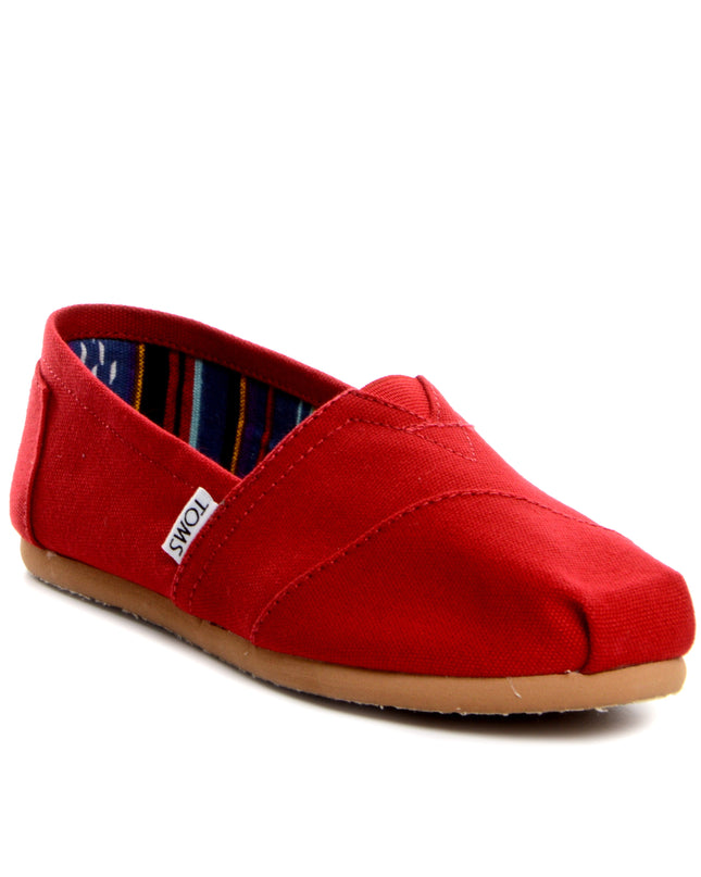 Pantoufles rouges TOMS Classic -