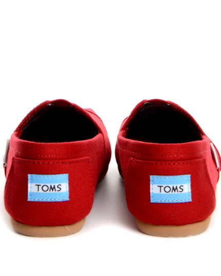 Pantoufles rouges TOMS Classic -