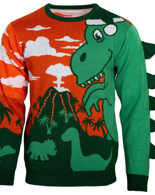Pull T-Rex 3D lumineux volcan